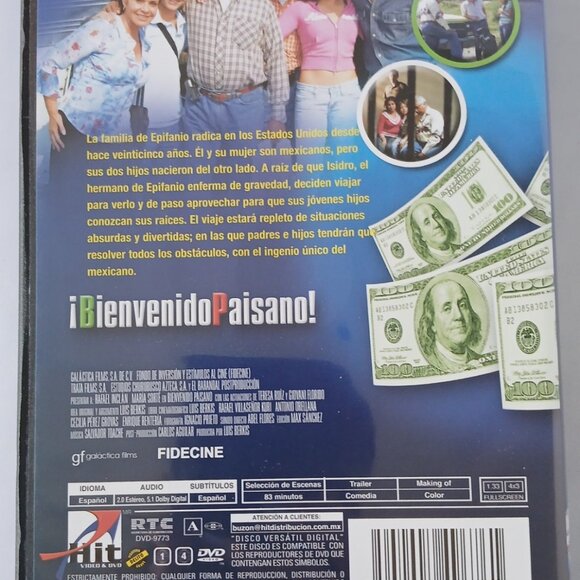 1/$7… 2/$12… 3/$15… 5/$20 🎥 DVD Movies, films, películas ✨Welcome Paisano - Picture 2 of 2